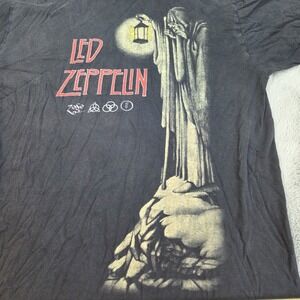Led Zeppelin Concert Tee The Hermit Band Tour Music Black Medium T-Shirt Zoso